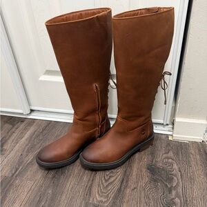 Timberland womens Brimfield Tall Zip Up Boot size 8